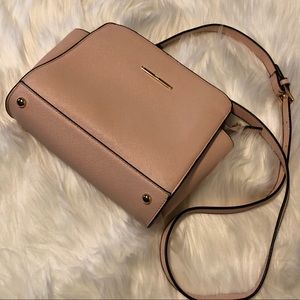 Pink Structured Crossbody Bag